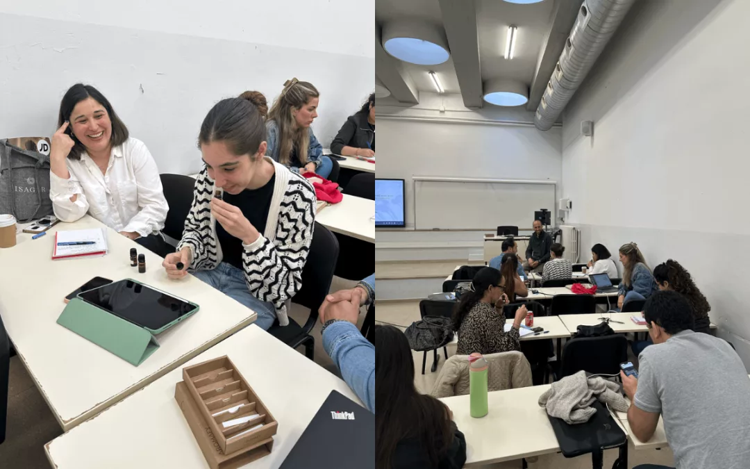 Aromafy imparte una masterclass sobre marketing olfativo en la Universitat de Barcelona